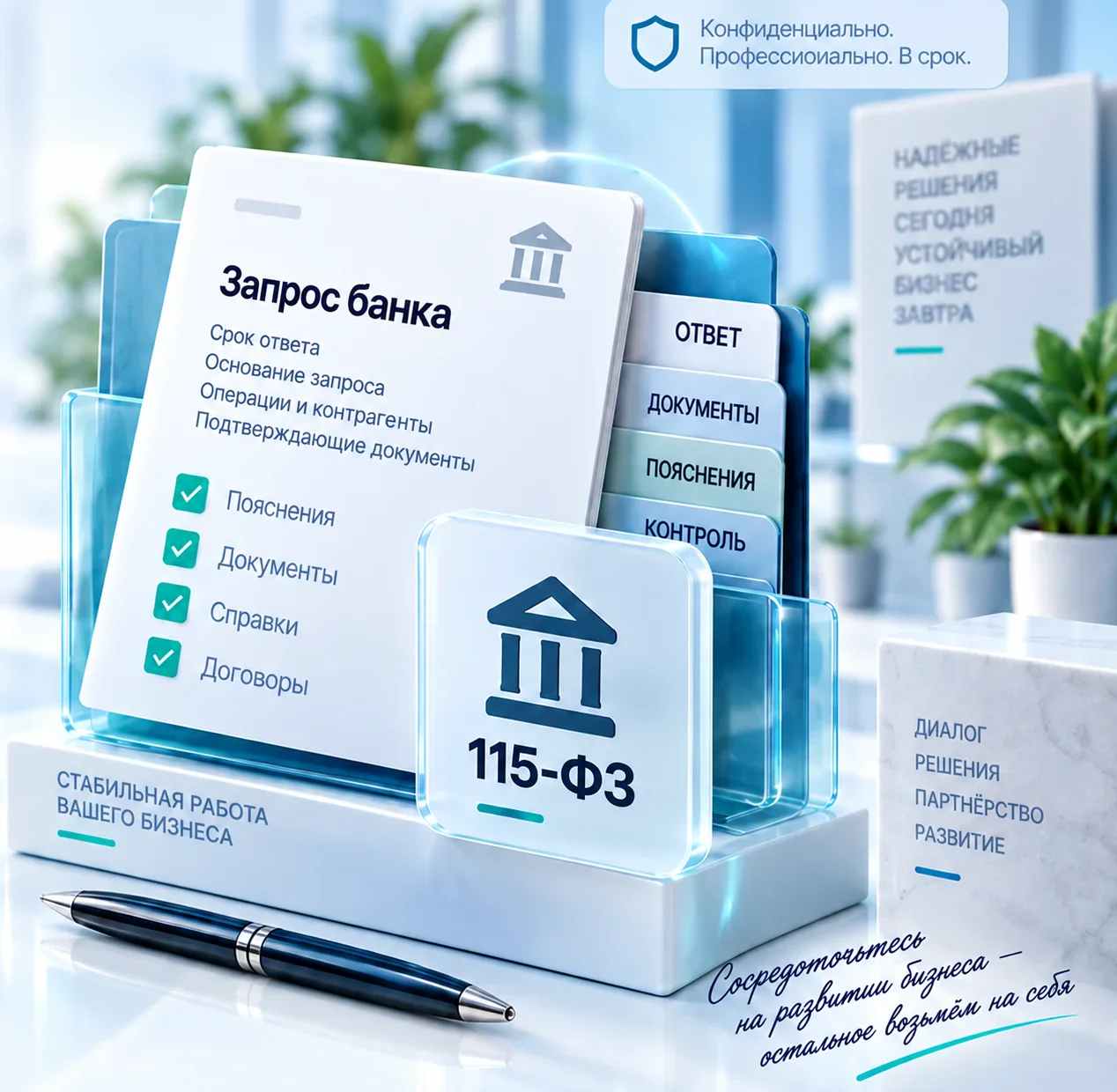 Что делать при запросе банка по 115-ФЗ